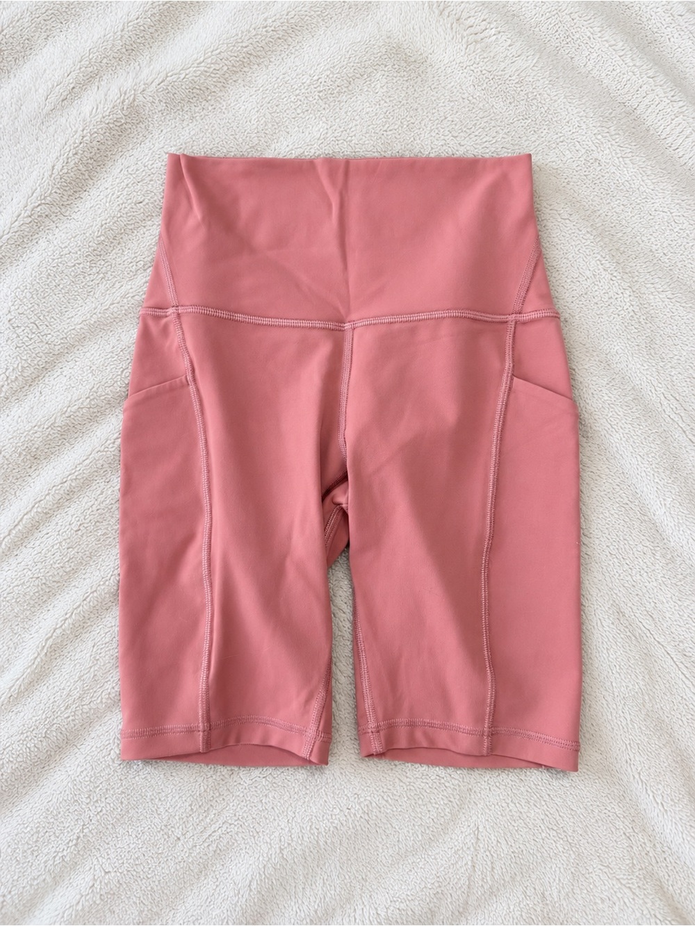 Lululemon Align High Rise Biker Shorts with Pockets Dusty Pink